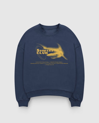 Surfersclub "The Shark" Heavyweight Sweatshirt - Navy