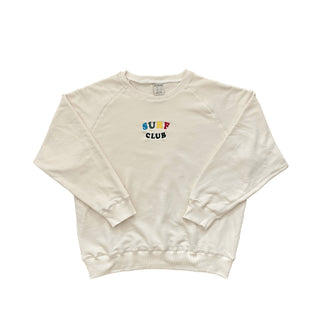 Surfersclub Oversize Looseneck Sweatshirt '' Rainbow '' Beige - SURFERSCLUB