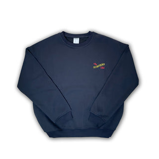 Surfersclub Relaxed Fit Crewneck Sweatshirt - Navy - SURFERSCLUB