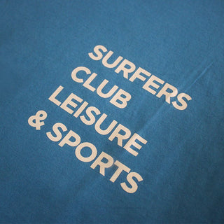 Surfersclub Relaxed Fit Unisex T-shirt '' Leisure & Sports'' - SURFERSCLUB